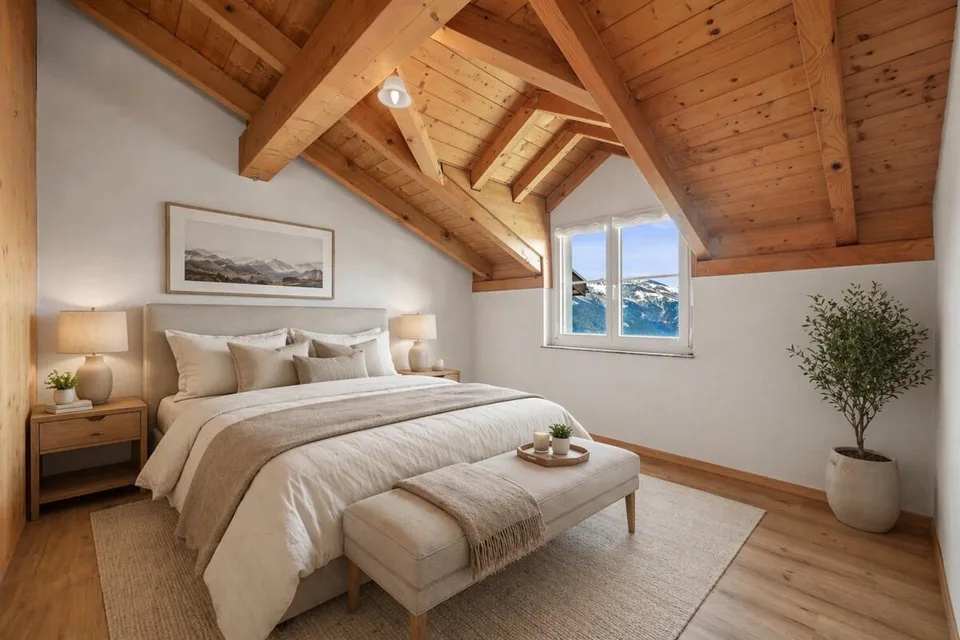 Brambrüesch: Ferienhaus in naturnaher Lage mit schöner Aussicht