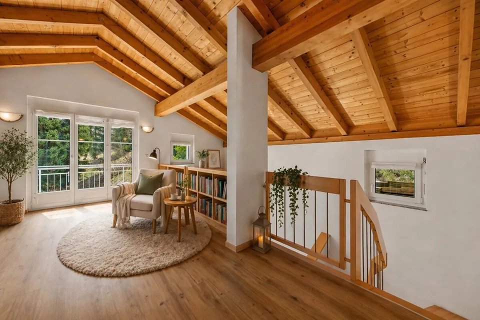 Brambrüesch: Ferienhaus in naturnaher Lage mit schöner Aussicht