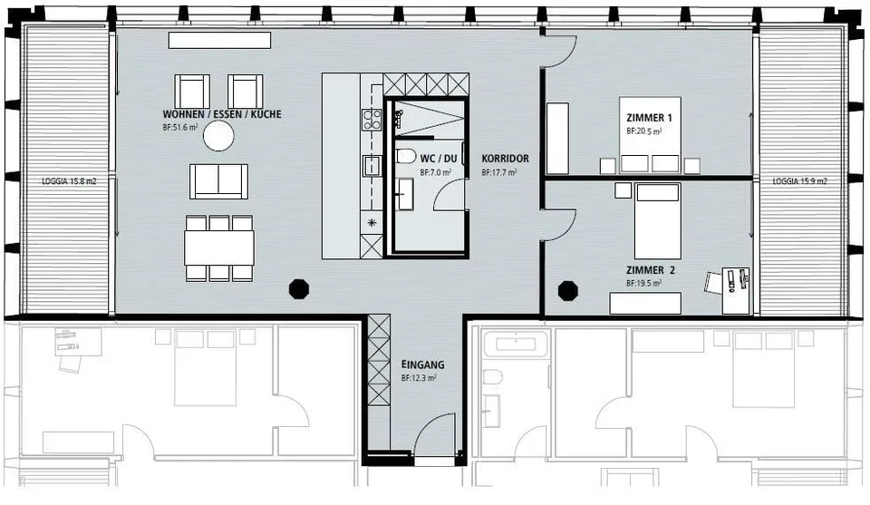 Wunderschöne und helle 3.5-Zimmer-Wohnung im Poly-Areal