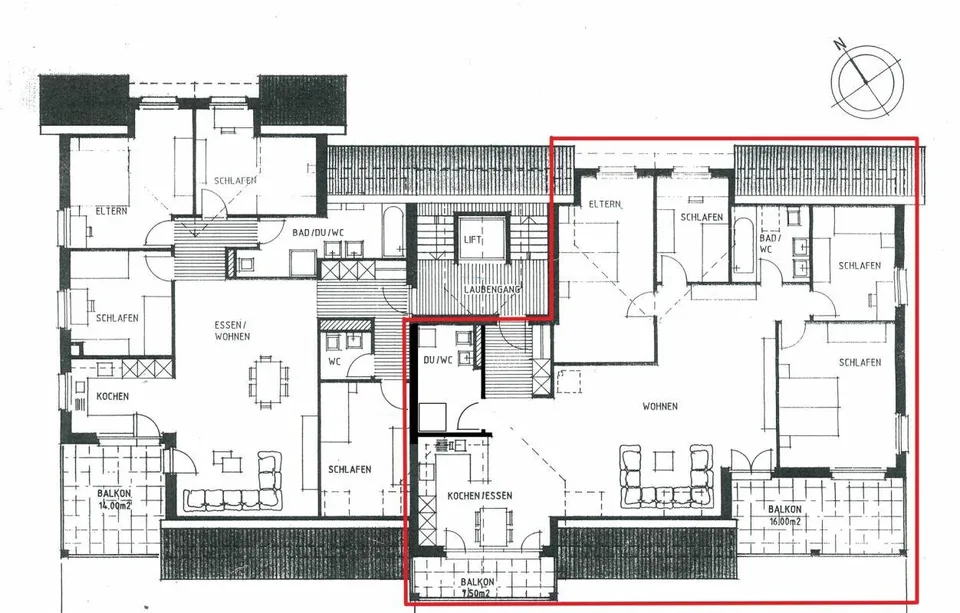 In vendita alla Haushaldenstrasse 2a a 8374 Dussnang; grande appartamento di 5½ locali in mansarda, in una posizione tranquilla e soleggiata / a soli 2 minuti a piedi dai trasporti pubblici!