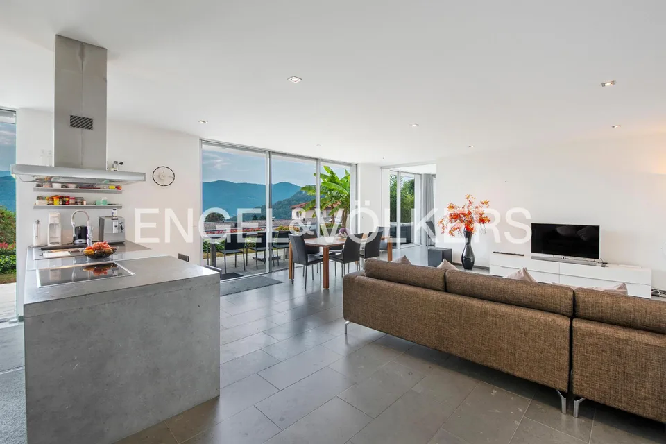 Elegante moderne Wohnung mit Panoramablick