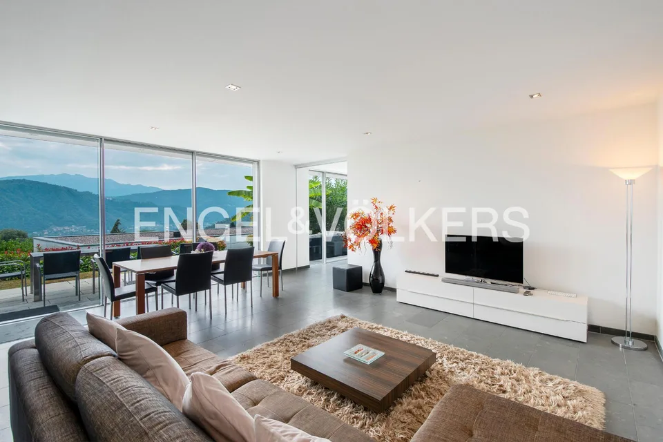 Elegante moderne Wohnung mit Panoramablick