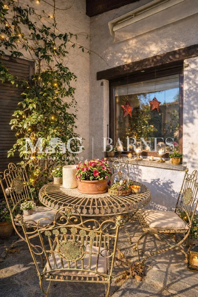 Comano: Appartamento 4.5/5.5 locali con giardino privato e piscina