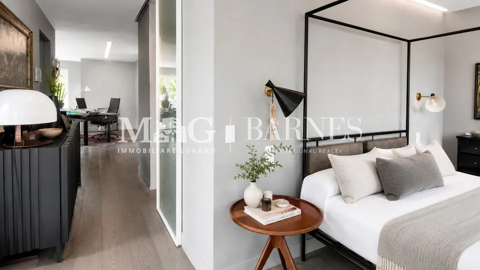 Lugano, Castagnola: Villa moderna con piscina e vista lago – Foto 11 von 19