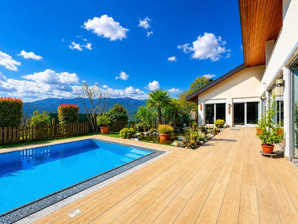 Spaziosa villa con piscina, grande giardino e appartamento monolocale