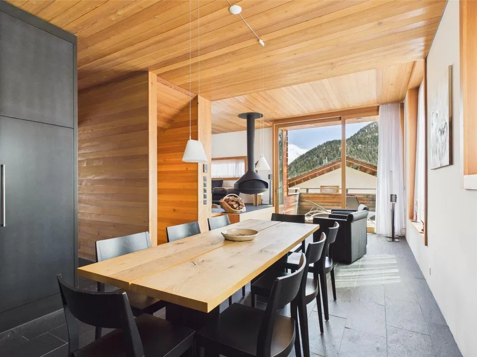 Chalet de luxe avec vue panoramique sur Saas-Fee