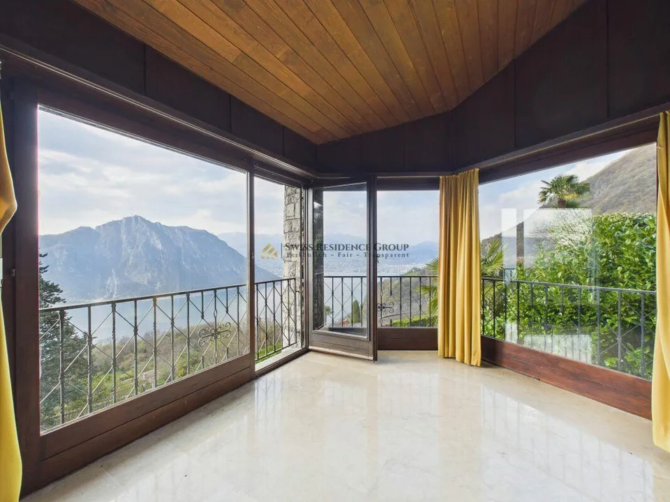 Vivere nel verde con bella vista da sogno ad Arogno