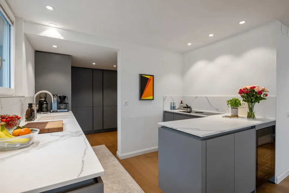 Horgen: Terrassenwohnung mit Studio und Sauna