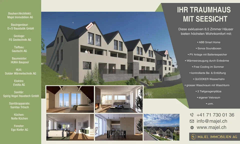 Ihr Traumhaus mit Seesicht in Staad SG