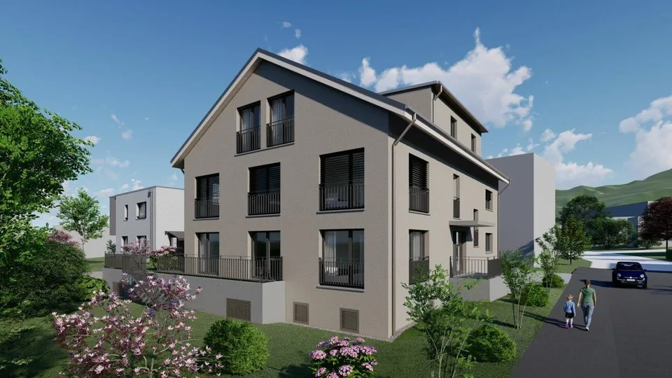 4 1/2-Zimmer Wohnung im 1. Obergeschoss, in Gams