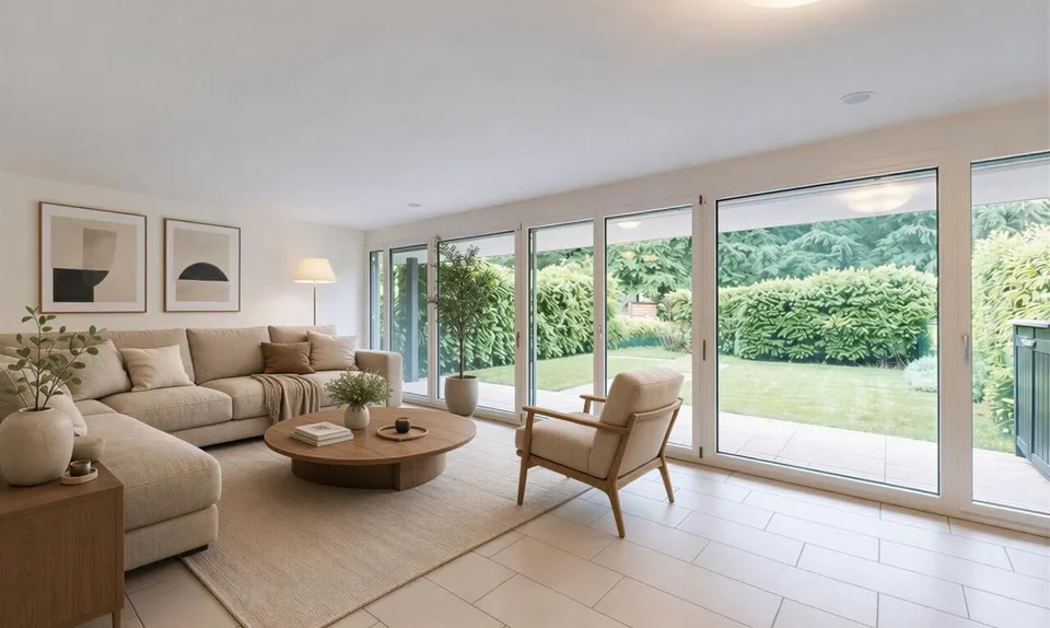 Élégant duplex en rez-de-jardin dans un cadre privilégié