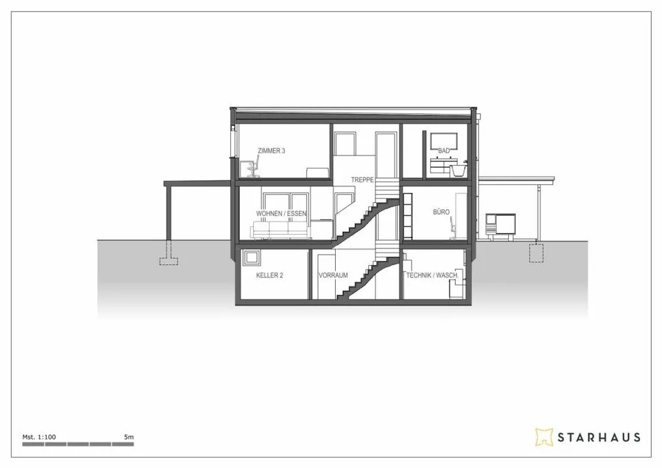 Doppeleinfamilienhaus mit Sicht in die Weinberge – Foto 9 von 13