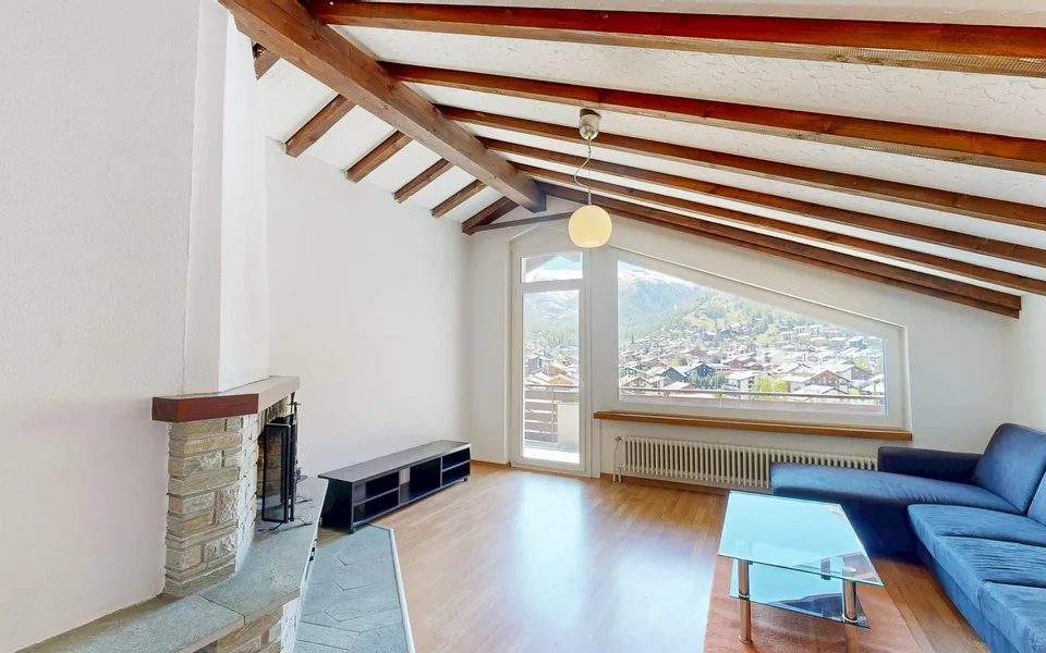 Vista su Zermatt / Piccolo appartamento mansardato con vista da sogno (seconda casa)