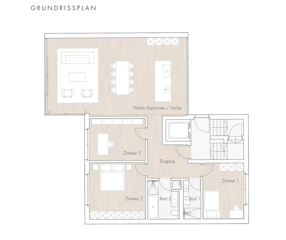 Neubau Dinkelbergstrasse, Wohnung 2 - Gartenwohnung – Foto 10 von 10