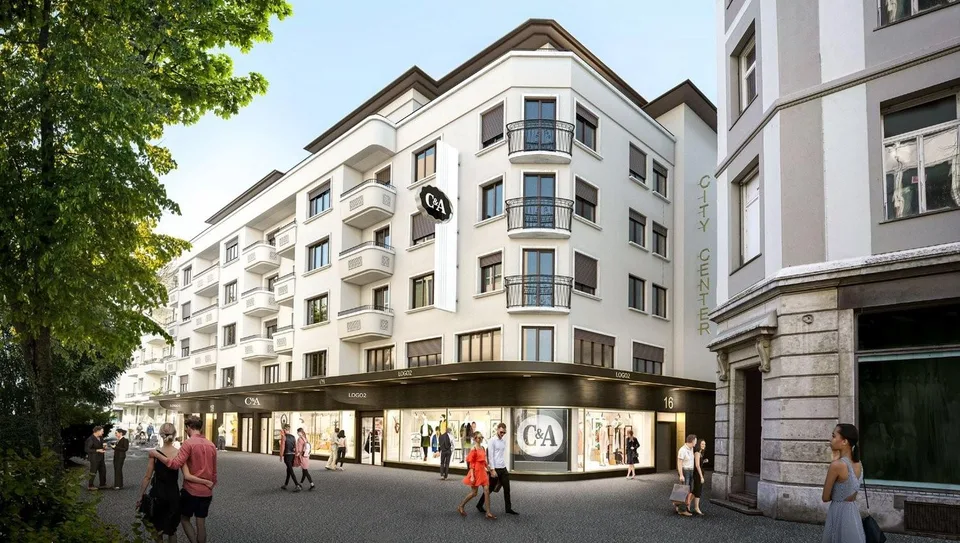 Sanierte 2.5-ZW mit zwei Balkonen im Zentrum von Biel