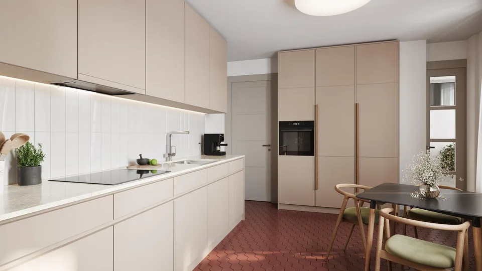 Première location - Appartement exclusif de 4,5 pièces avec place assise dans le jardin