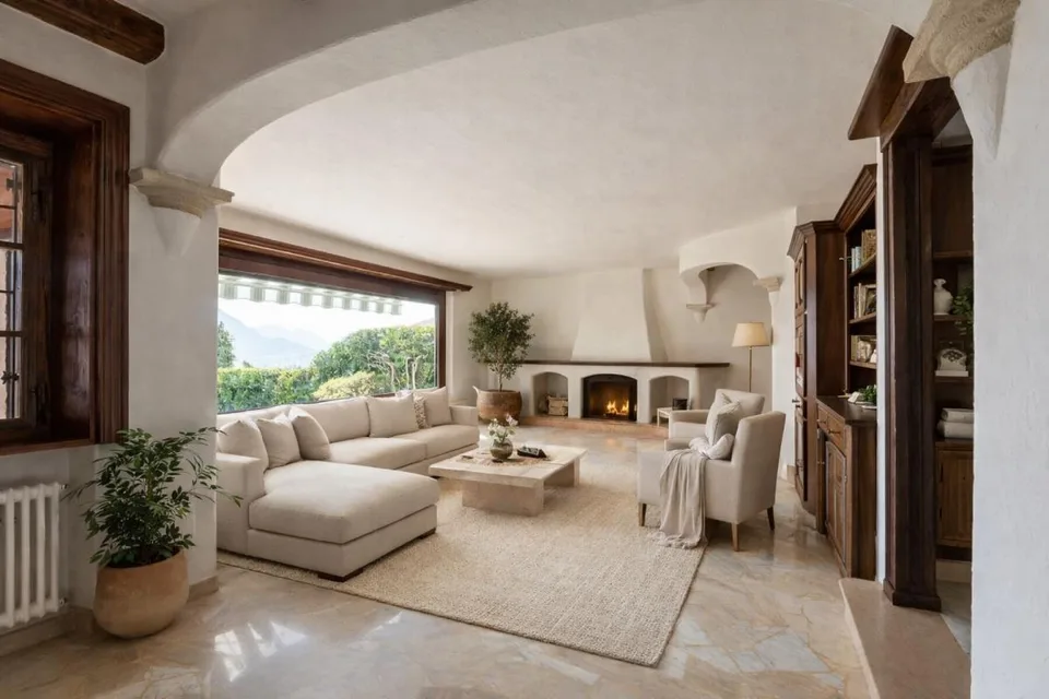 Elegante Villa in Stile Mediterraneo con Vista Mozzafiato sul Golfo...
