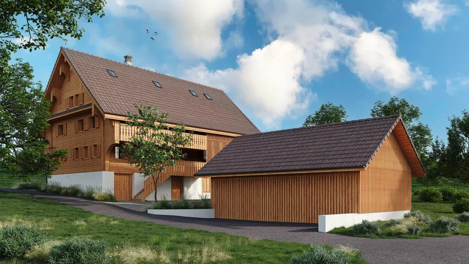 Einfamilienhaus an privilegierter Lage mit bewilligtem Umbauprojekt