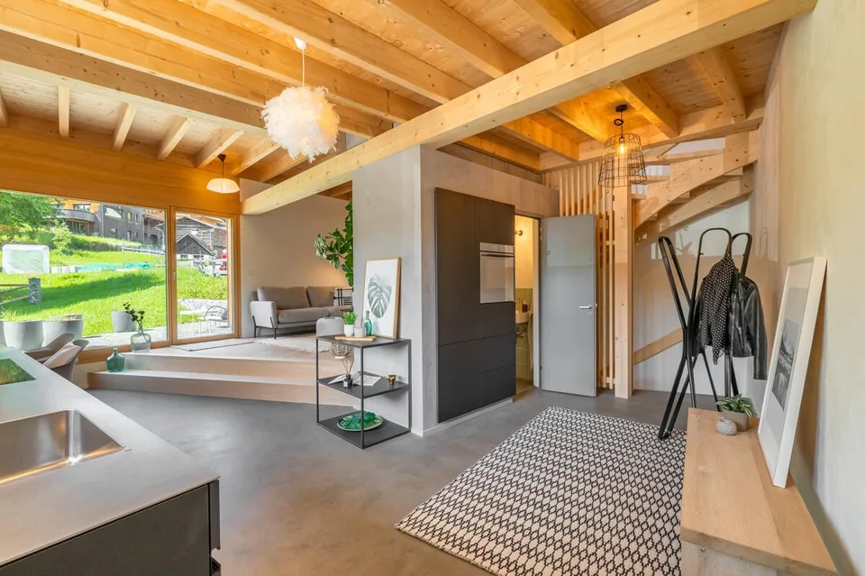 Ferienhaus mit Aussicht und moderner Architektur in Seewis