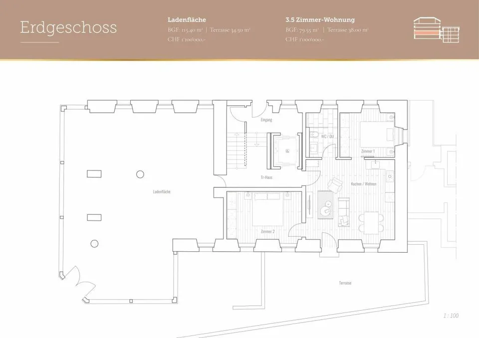 All'antica posta vicino alla chiesa nel centro del villaggio. Prima occupazione.