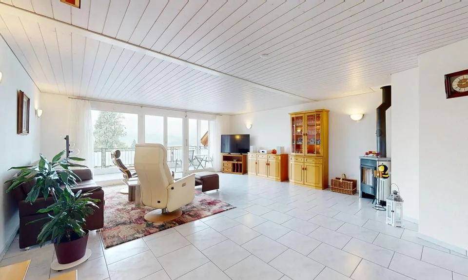 Dachwohnung mit fantastischer Bergsicht