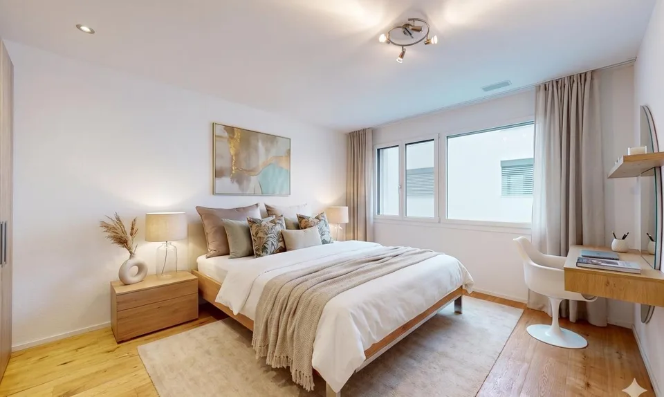 Appartamento moderno con 5 stanze e grande balcone a Boswil – foto 8 di 20