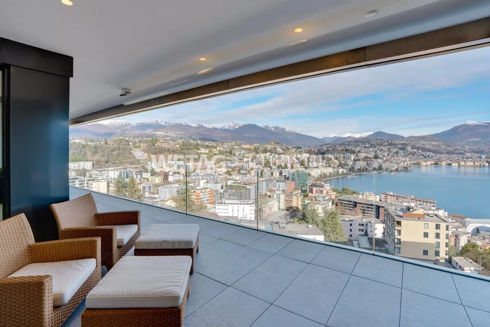 Appartement attique moderne à vendre à Lugano-Paradiso avec une vue splendide sur le lac, idéal également comme résidence secondaire. – photo 11 sur 13
