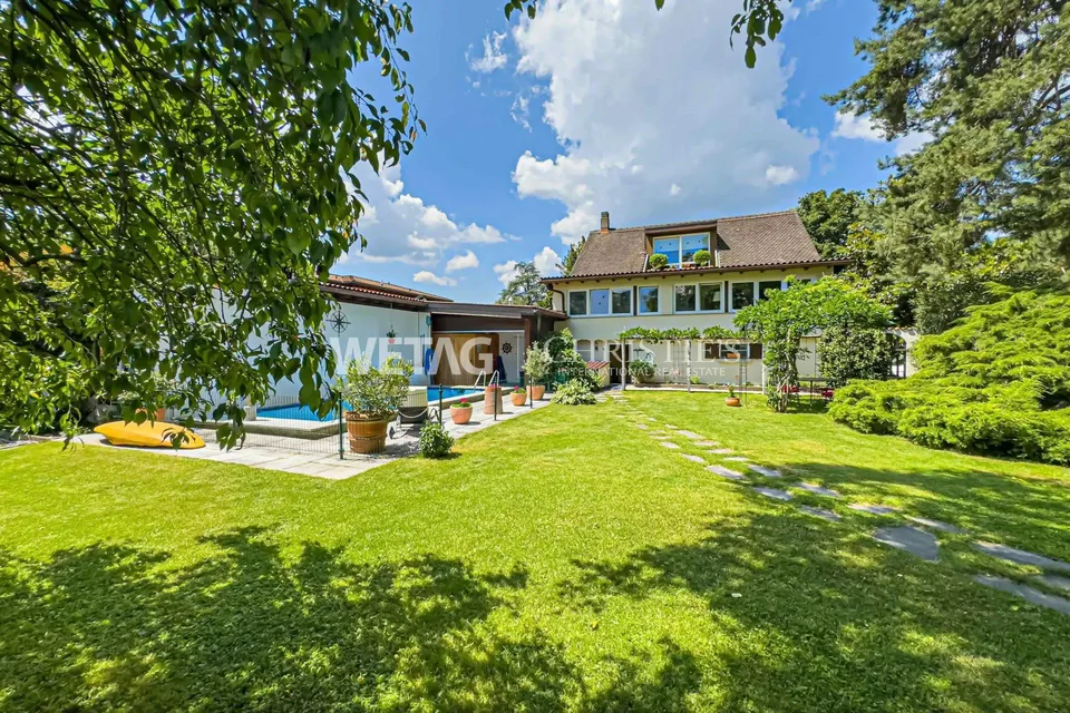 Lugano-Magliaso: schöne Villa im Grünen, mit Pool & in der Nähe des...