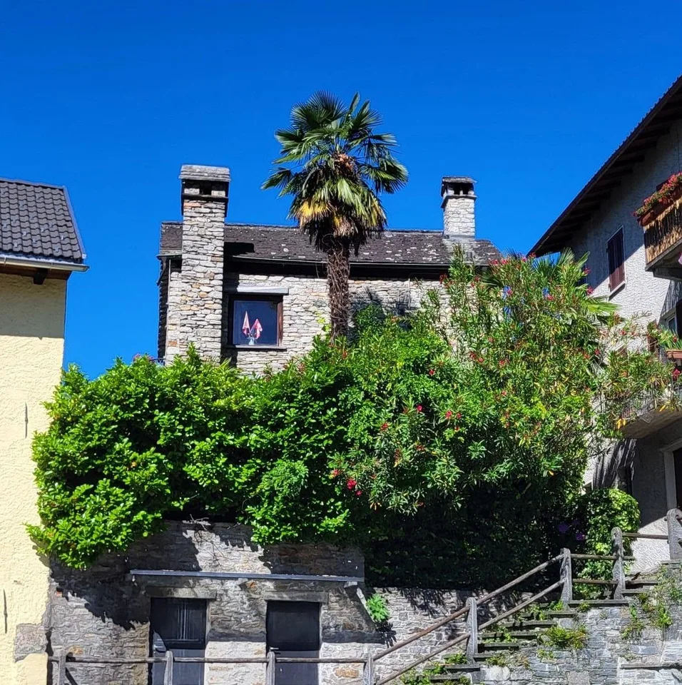 Originelles Tessinerhaus im Nucleo von Brione s.Minusio