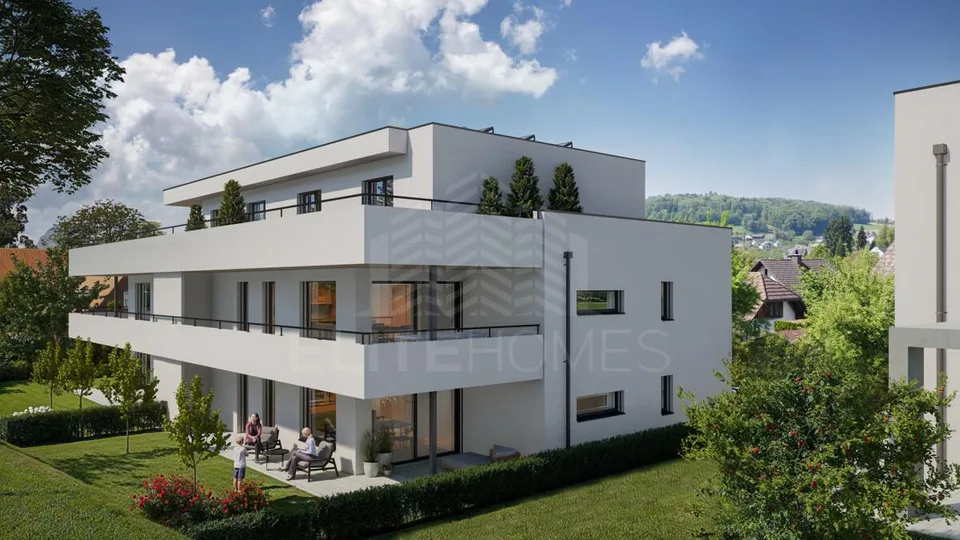 MODERNER NEUBAU MIT GROSSZÜGIGEM GARTENANTEIL