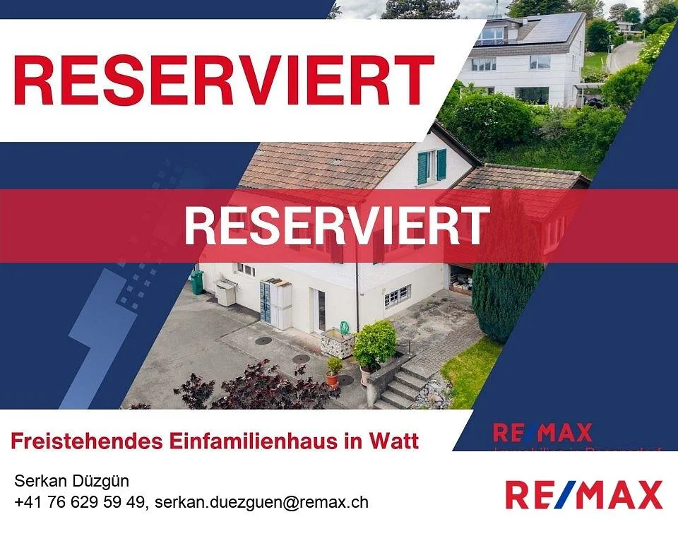 Freistehendes Einfamilienhaus mit grosszügigem Grundstück – Verkauf...