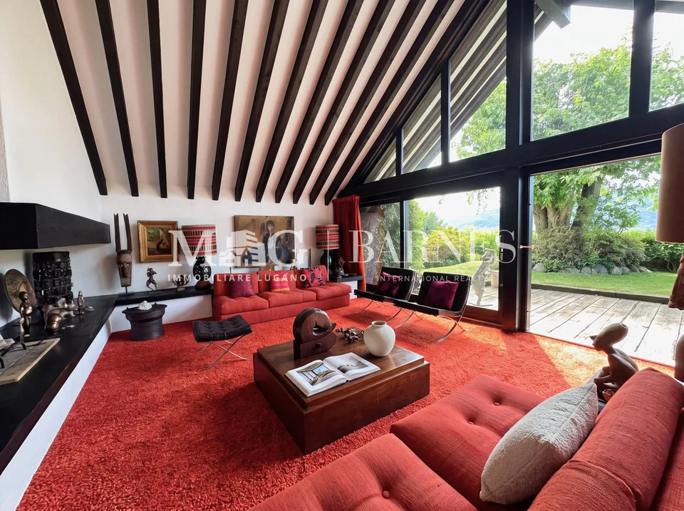 Villa d'autore a Comano con giardino e vista aperta, da rinnovare – Foto 6 von 20