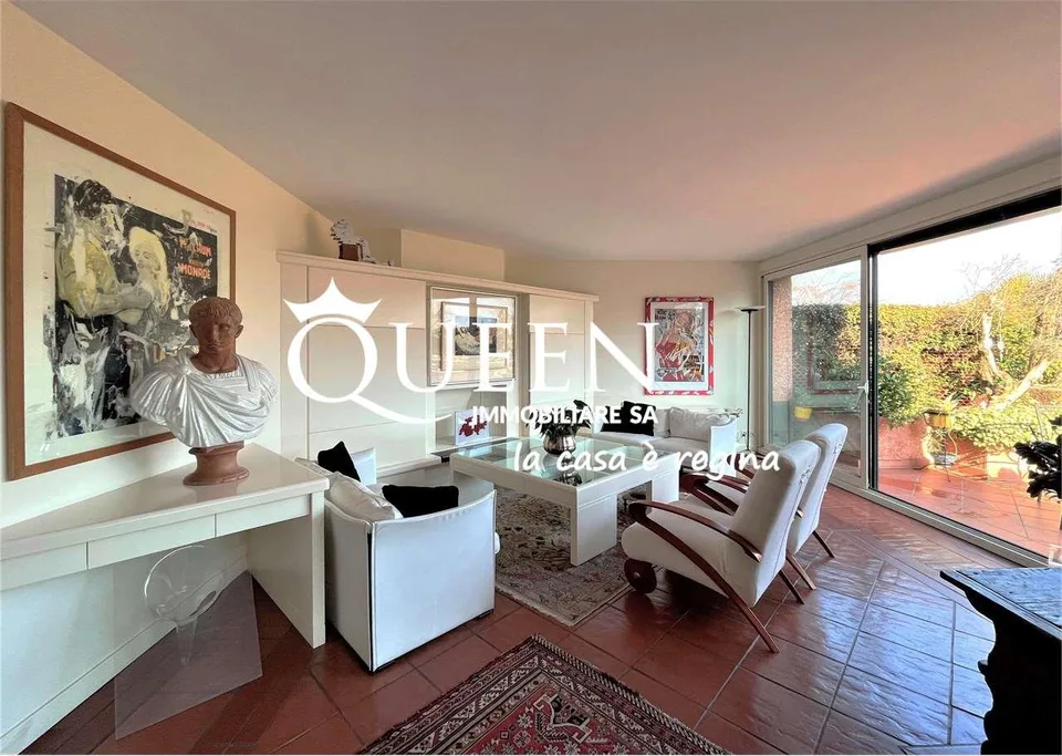 Gentilino: 3.5-Zimmer-Wohnung, 150 m², renoviert, mit Swimmingpool