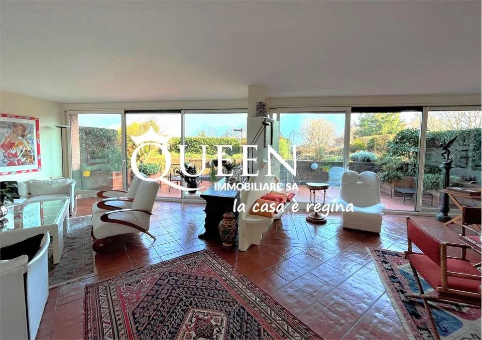 Gentilino: 3.5-Zimmer-Wohnung, 150 m², renoviert, mit Swimmingpool