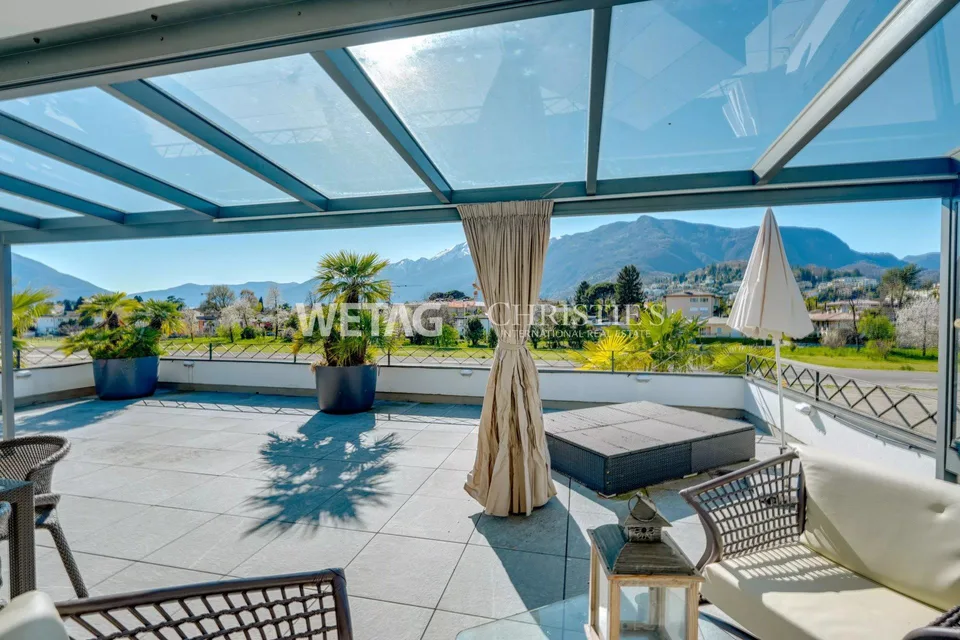 Ascona: In der Nähe des Golf Club Patriziale, modernes & grosszügiges Penthouse mit weitläufiger Terrasse zu verkaufen – Foto 12 von 13