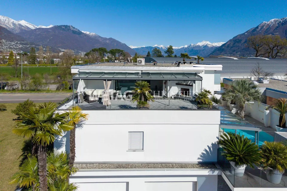 Ascona: In der Nähe des Golf Club Patriziale, modernes & grosszügiges Penthouse mit weitläufiger Terrasse zu verkaufen – Foto 13 von 13
