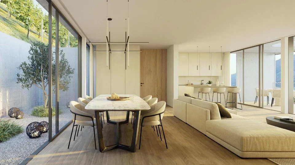 Residenzen Tendro - Exklusive Wohnungen mit Garten und Seeblick in Tenero-Contra (TI)