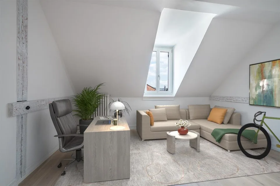 Edle Dachwohnung mit Seesicht an bester Zürcher Citylage