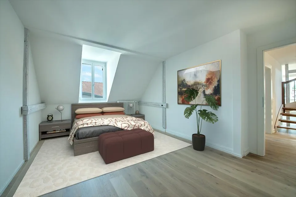 Edle Dachwohnung mit Seesicht an bester Zürcher Citylage