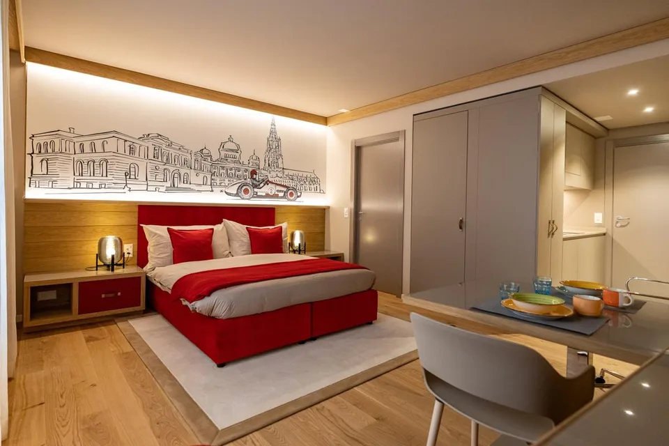 Temporär oder längerfristiges Wohnen mit Hotel Service!
