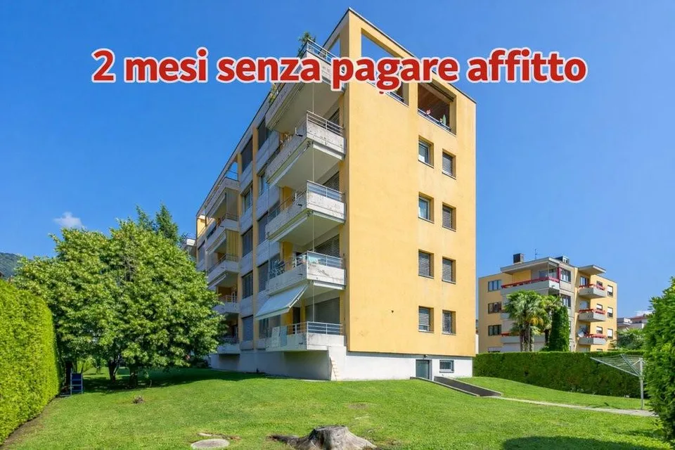 Appartamento accogliente a Caslano. Due mesi di affitto gratis!