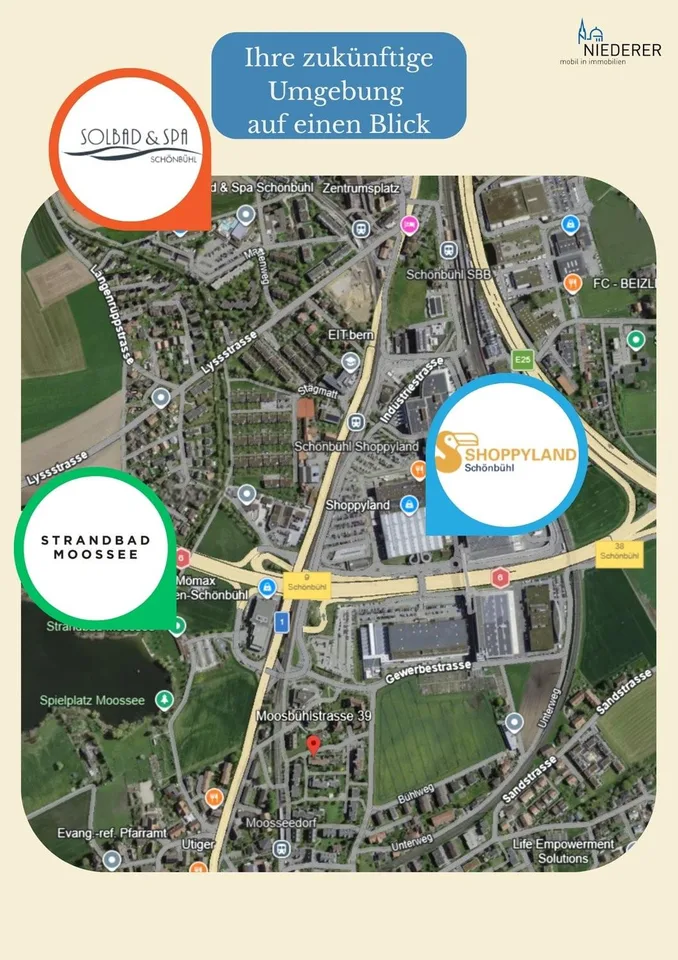 Habiter intelligemment à Moosseedorf, appartements de 4,5 pièces rénovés de haute qualité