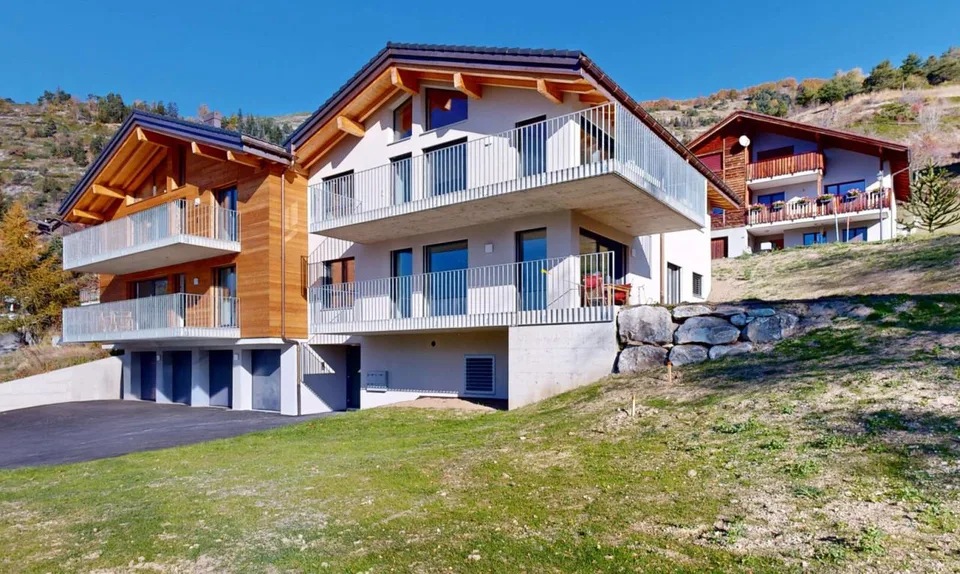 Neubauwohnung mit Bergblick in Erschmatt
