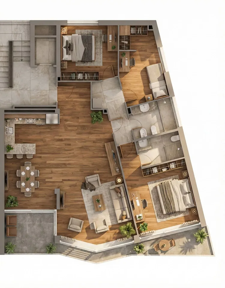 SPLENDIDO 4.5 LOCALI VISTA LAGO IN ZONA CENTRALE A LUGANO