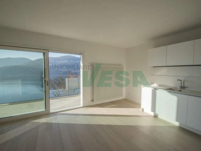 Elegante appartamento monolocale con magnifica vista lago