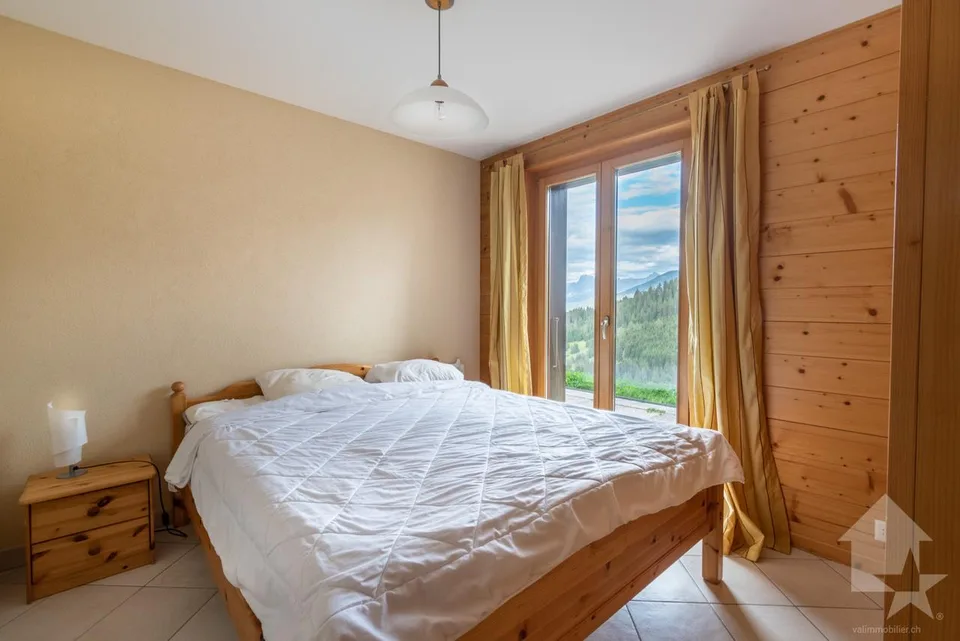 Champoussin, appartamento arredato di 2.5 locali con terrazza – foto 7 di 12