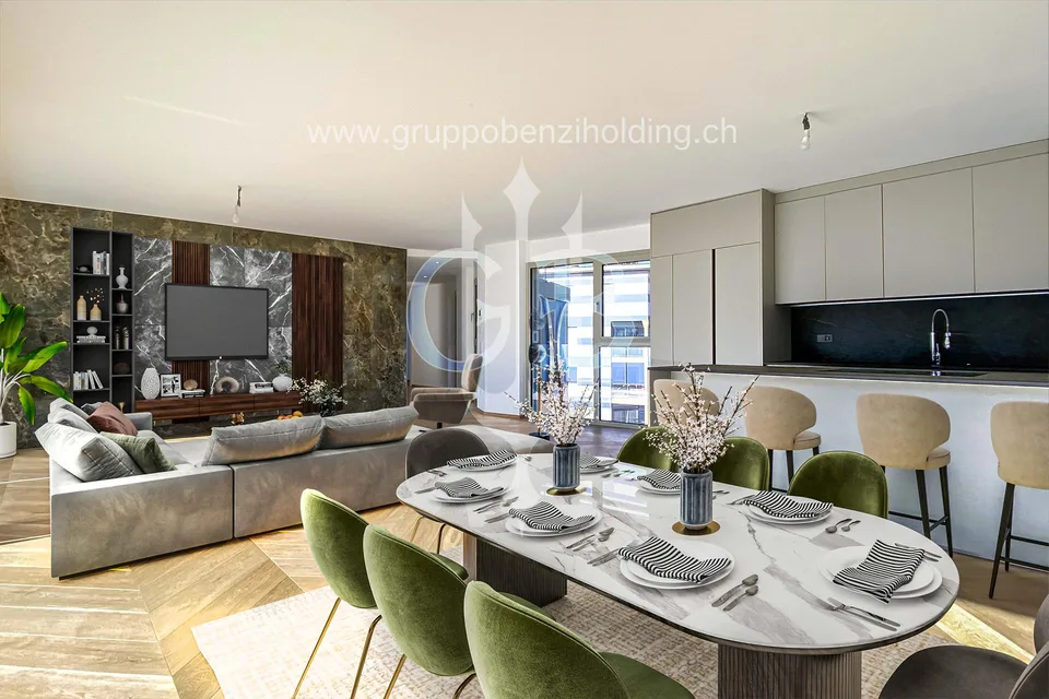 DIREKT VOM ENTWICKLER - Neubau-Dachgeschoß mit Seeblick und Dachterrasse
