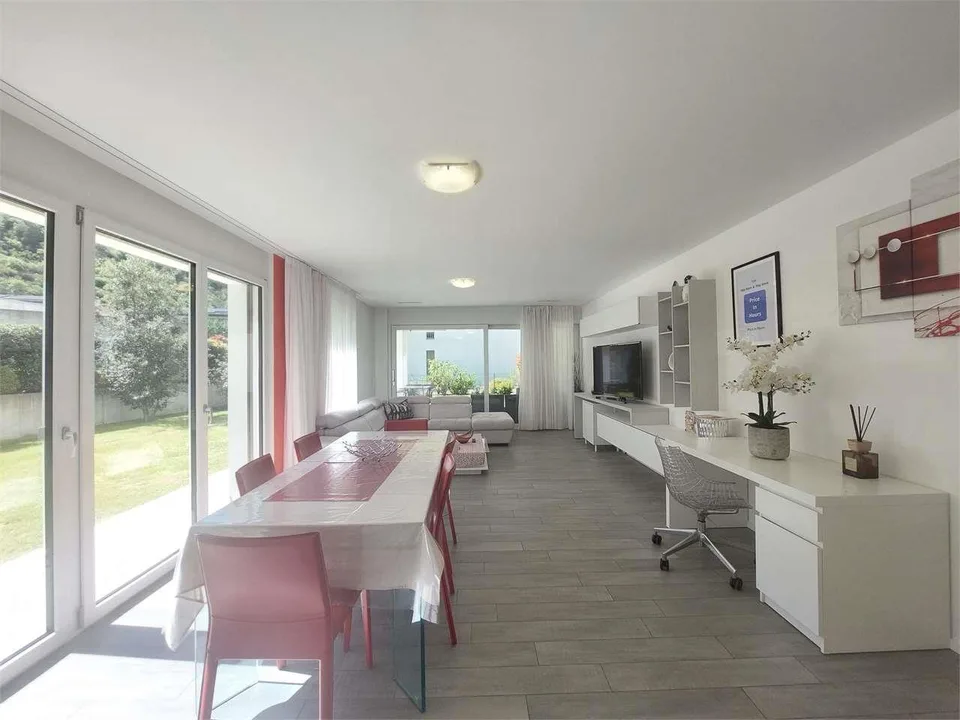 2374_Großes 3.5-Zimmer-Wohnung mit privatem Garten in Barbengo