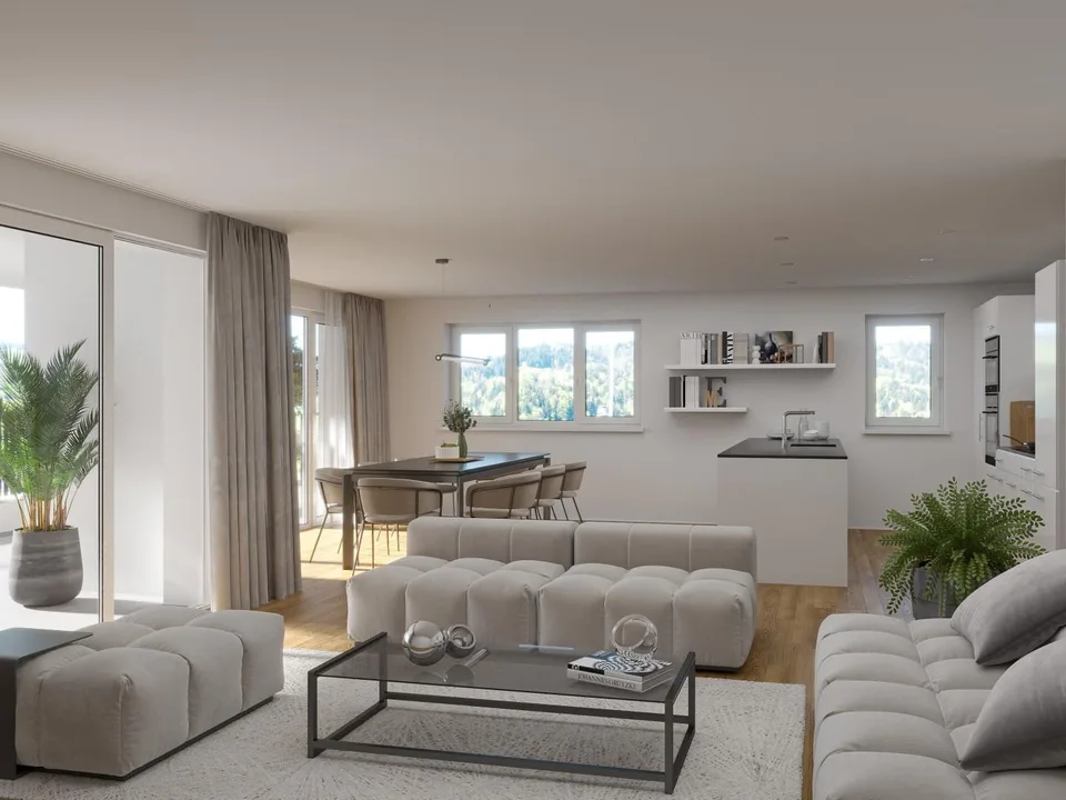 Habitation moderne dans un emplacement central