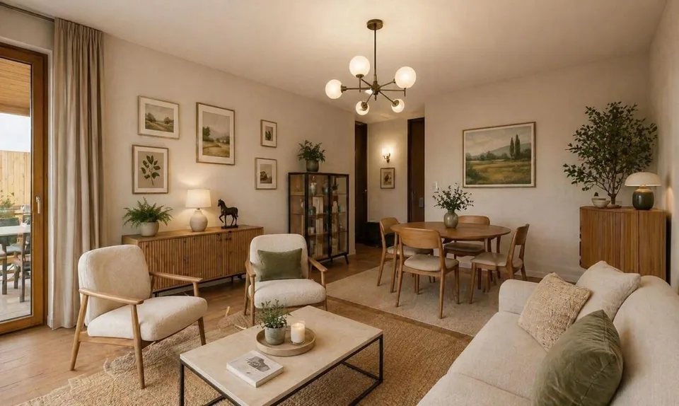 Prachtiges 4.5-Zimmer-Wohnung mit Südausrichtung und Panoramablick